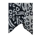 Κασκόλ πλεχτό animal print μαύρο 09.00051